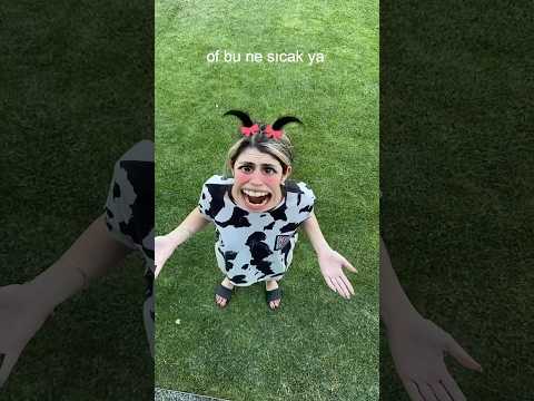 hava sıcak esmiyor 😂❤️ #shorts