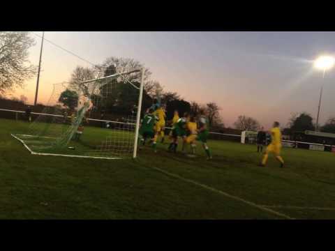 Biggleswade Town 1-3 Hitchin Town - Ian Brown punch