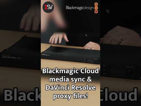 Blackmagic Cloud Store Max | Высокоскоростное сетевое хранилище для фильмов и телепередач