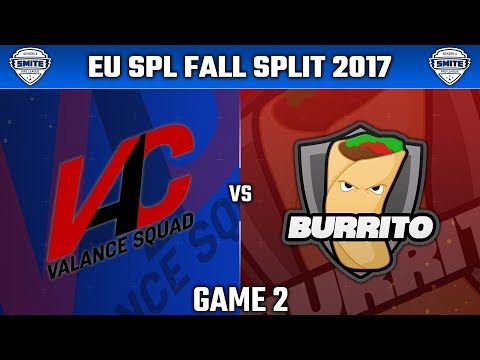 SMITE Pro League Fall Split Week 3 EU 2017 - Valance Squad vs. Burrito (Game 2)