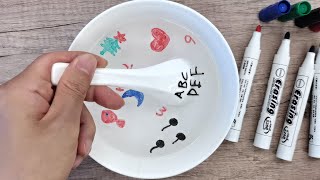 Fixy na vodní malování s lžičkou