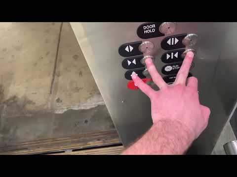 Strange Schindler (mod Otis?) Hydro Parking Elevator near J. Crew at Merrick Park Shops