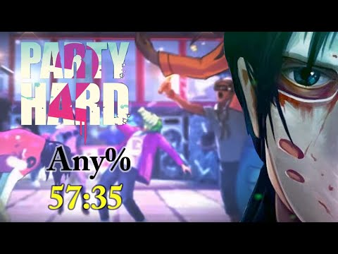 Party Hard 2 Speedrun 57:35 (World Record)