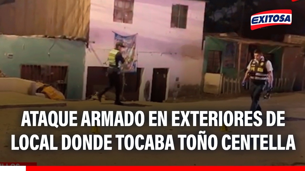 🔴🔵 Dos personas fueron atacadas en exteriores de local donde tocaba Toño Centella