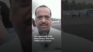 Hyderabad Cadet Nidhi Makes History With AIR 6, Fulfills Father's Dream | Subscribe to Firstpost