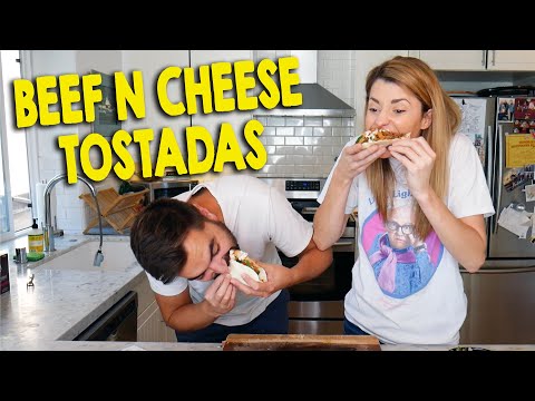 HOW TO: BEEF N CHEESE TOSTADAS // Grace Helbig