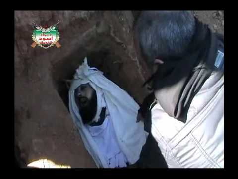 تشييع هيثم جعفر من عناصر لواء أسود الغوطة قضى على جبهة مخيم الوافدين في ريف دمشق