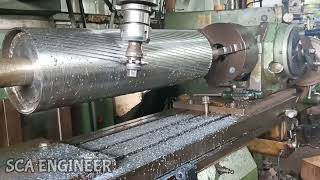 Some People Know This Metode | Cutting Helical Grooving On Vertical Milling Machine
