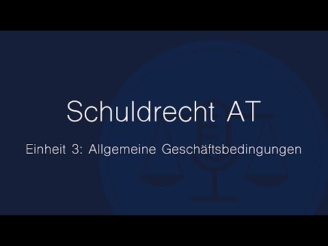 Allgemeine Geschäftsbedingungen