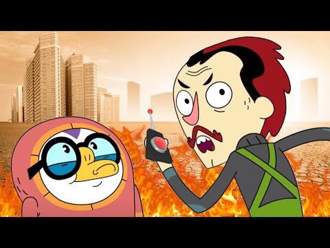 Oswaldo come o chefão das mariposas halterofilistas e Jobert destrói a escola (YTPBR)