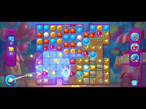 Fishdom gameplay level 2136 fail