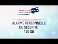 Alarme personnelle de sécurité 120 dB