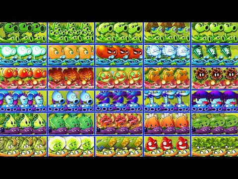 All Pair Plants & Vine *3 Battlez - Who Will Win? - Pvz 2 Team Plant vs Team Plant