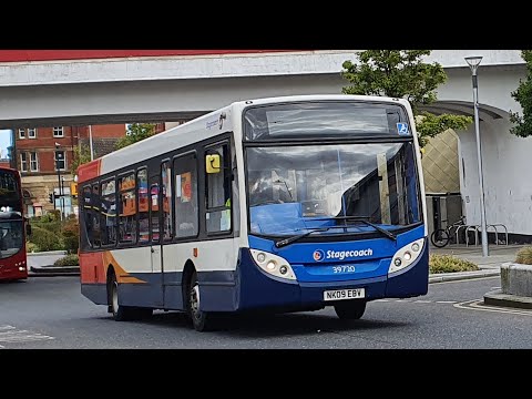 FULL JOURNEY: Route 12 | NK09EBV/39720 - Stagecoach North East: MAN 14.240LF/ADL Enviro 200