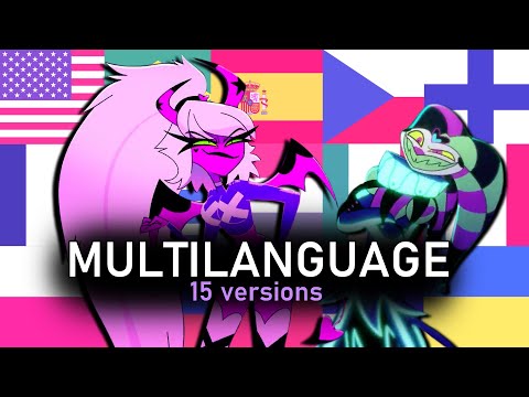 Fizzarolli and Verosika in 15 languages - Helluva Boss (House of Asmodeus Multilanguage) [PART 2]