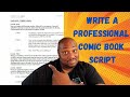 How To Write A Comic Book Script Snooby Comics Shannon Newby