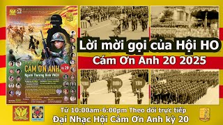 Lời mời gọi của Hội HO   Cám Ơn Anh 20