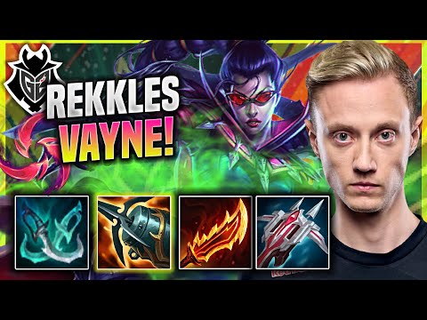 REKKLES IS A GOD WITH VAYNE! - G2 Rekkles Plays Vayne ADC vs Kog'Maw! | Season 11