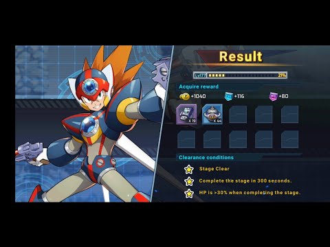 Mega Man X Dive Characters With Custom victory And Results Screen Music compilation 5