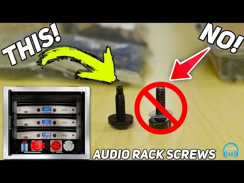 THIS ➡️ is the type of AUDIO RACK SCREWS you NEED 🔥