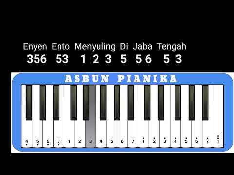 Not Angka Pianika Lagu Daerah Bali "RATU ANOM"