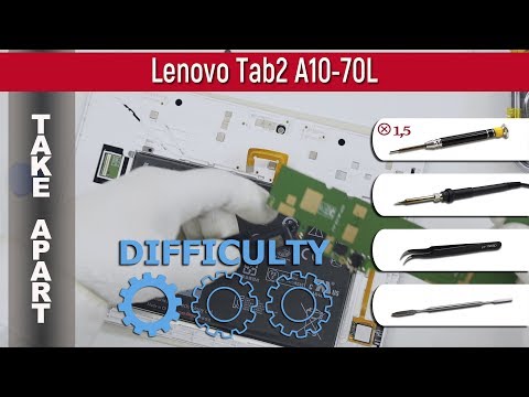 Wie kann man 📱 Lenovo Tab 2 A10-70L zerlegen