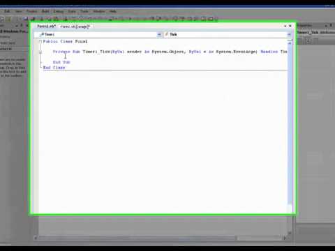 YouTube   VB NET Tutorial 23   Timers Visual Basic 2008 2010