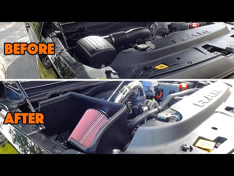 Installed K&N cold air intake on my 2020 Ram Rebel
