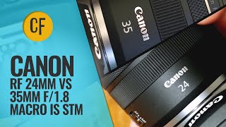 Video thumbnail for Which should I buy? Canon RF 24mm vs 35mm f/1.8 Macro IS STM by Christopher Frost