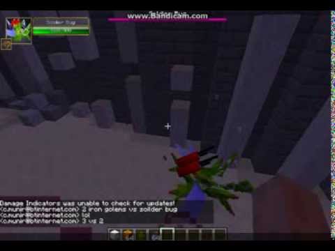 Iron Golem vs Soldier Bug