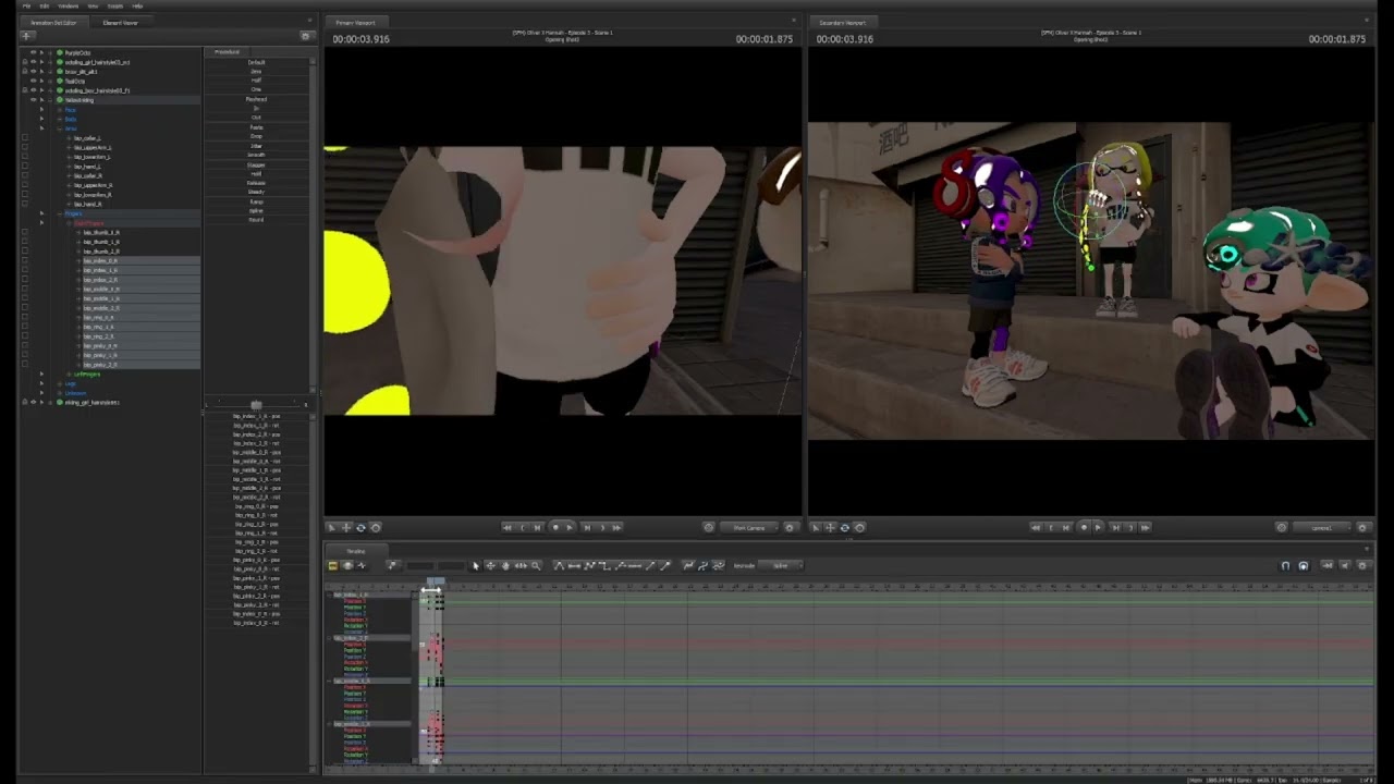 Animating Three Characters - SFM Timelapse