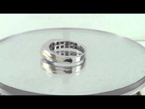 Estate 0.50 ct Round Diamond 14k White Gold Three Stone Ring Certified