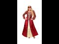 Rødt Middelalder Prinsesse kostume video