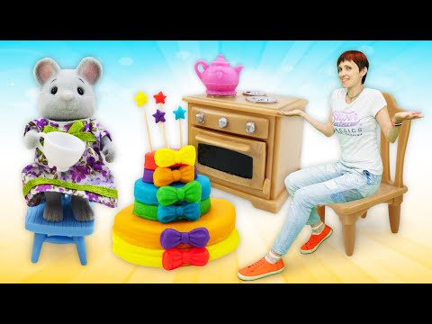 Игры с Машей Капуки Кануки. Видео для детей: торт для друзей!