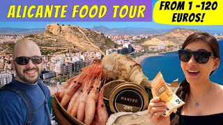 Best Restaurants and Food Tour in Alicante Spain!