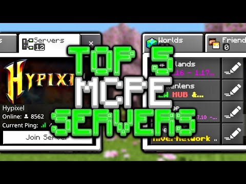 Top 5 Servers For Minecraft Bedrock Edition 2023!