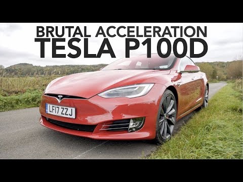Tesla Model S P100D. Brutal Acceleration!