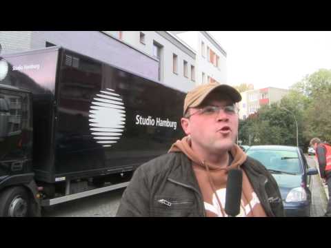 Crime scene: filming in Hamburg