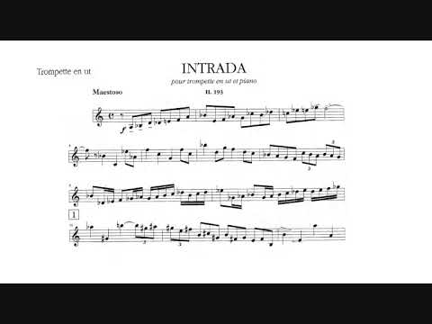 Arthur Honegger: Intrada (Reinhold Friedrich, trumpet)