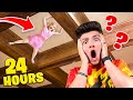 I Hid in PRESTONPLAYZ House for 24 Hours... - Challenge