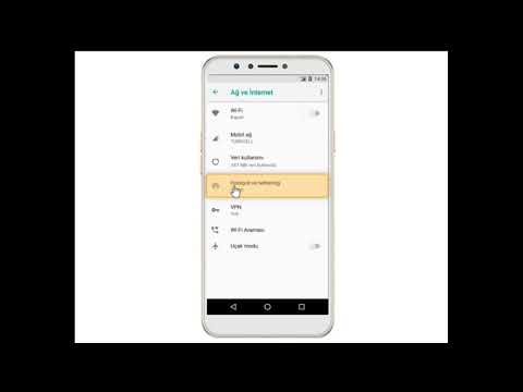 General Mobile GM 8 İnternet Paylaşma   Hotspot