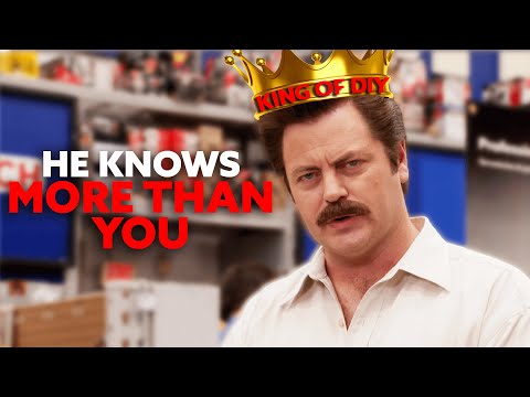 ron swanson fixing stuff for 10 minutes 18 seconds | Parks and Recreation | Comedy Bites