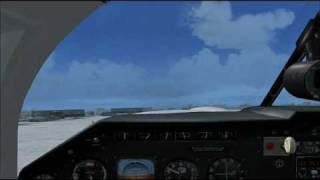 FS2004: Carenado Mooney M20J takeoff @ Covington Mun Airport [9A1] "CACS"