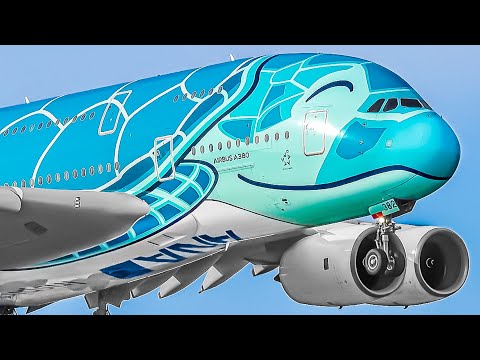 ✈️ 80 AIRBUS A380 TAKEOFFS & LANDINGS 🌎 Ft. ALL 16 AIRLINES of the WORLDS BIGGEST PASSENGER PLANE
