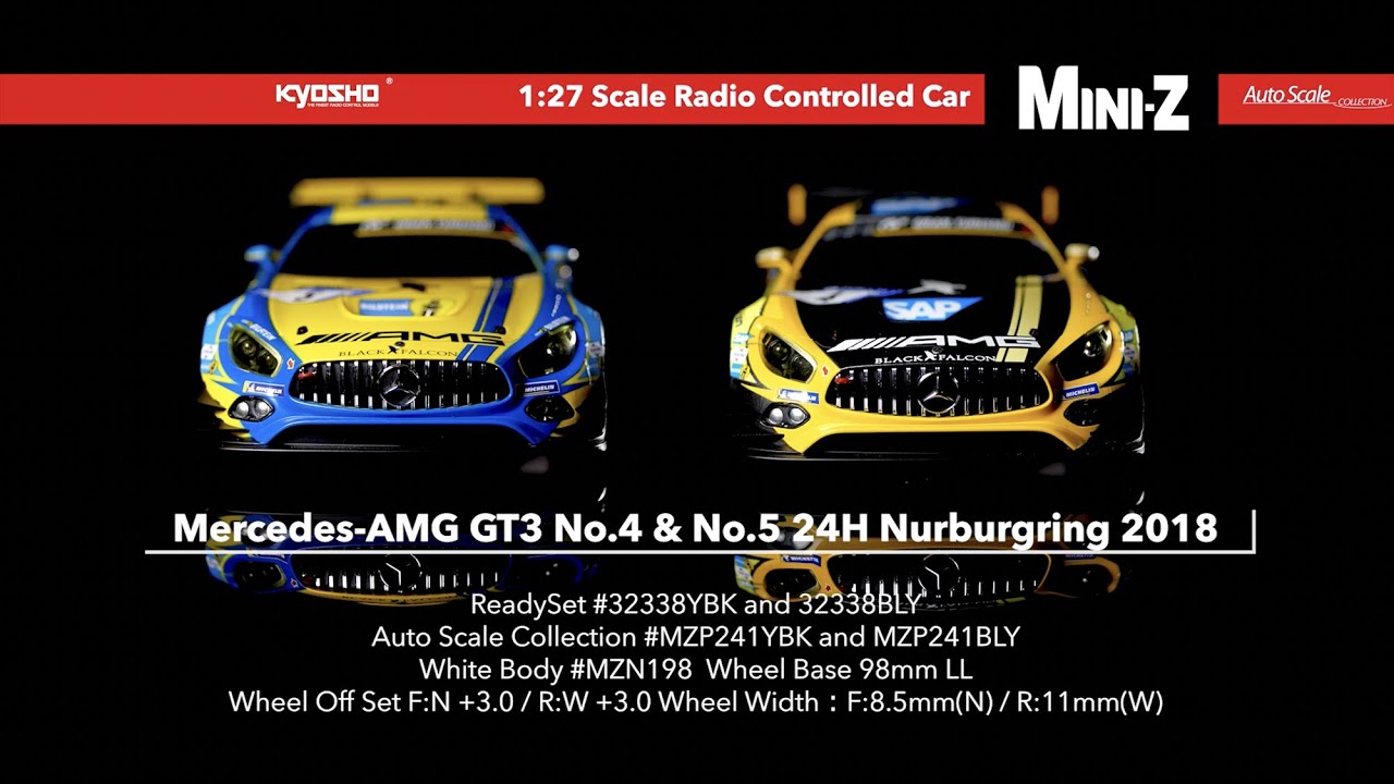 Kyosho Mini Z MR-03 AMG GT3 #5, 1:27, Readyset