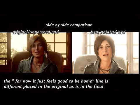 Shadow of the Tomb Raider - ORIGINAL AND FINAL ENDING COMPARISON