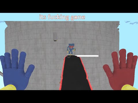 Poppy Playtime 1 | Huggy Wuggy Chase But The Vents Are Gone