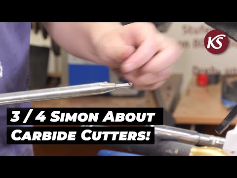 3/4 Simon Hope talking about the Carbide Cutters for Woodturning