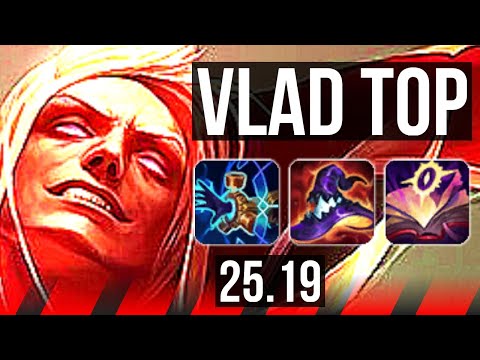 VLADIMIR vs AATROX (TOP) | 9/1/5, 1200+ games, Legendary | KR Master | 25.19