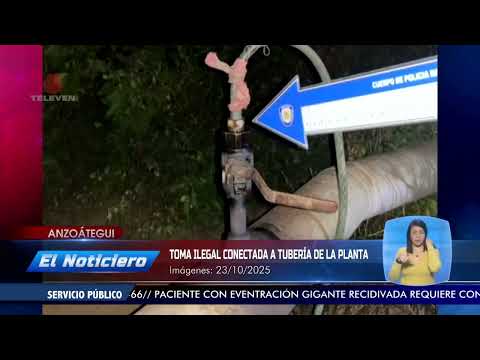 Detenido por extraer combustible de PDVSA Gas en San Joaquín–El Noticiero emisión meridiana 23/10/25